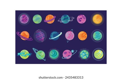 planet simple design - eps 10