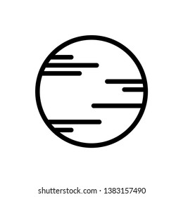 Planet Simple Trend Icon Vector