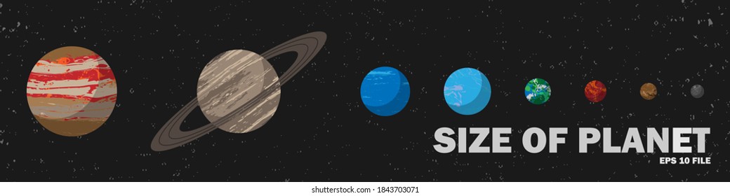 the planet in the solar system, the art work have 9 planet, it have only the planet without the sun , the planet are  Mercury, Venus, Earth, Mars, Jupiter, Saturn, Uranus, Neptune and pluto