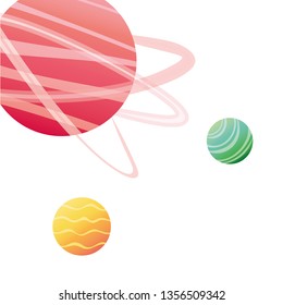 planet of the solar system isolated icon
