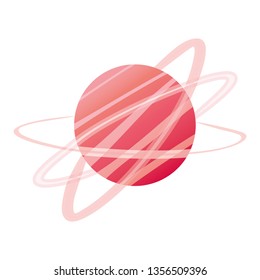 planet of the solar system isolated icon