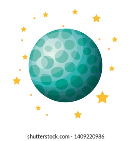 planet of the solar system isolated icon
