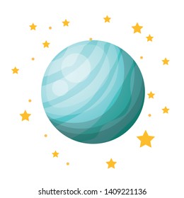planet of the solar system isolated icon