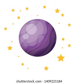 planet of the solar system isolated icon