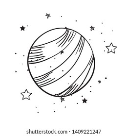 planet of the solar system isolated icon