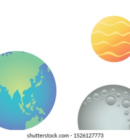 planet of the solar system isolated icon vector illustration design