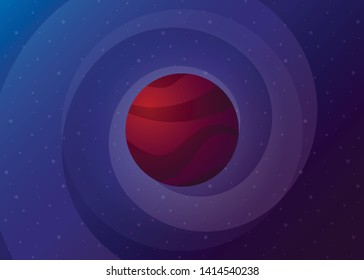 Ilustración Del Vector Del Sistema Solar