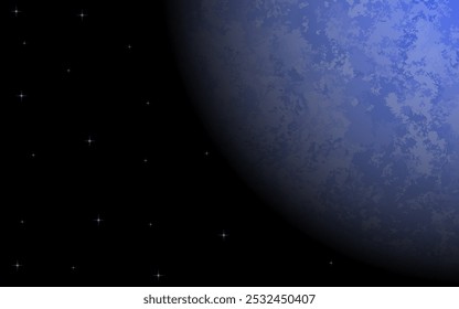 Planet space aesthetic abstract background vector for tutorial video banner poster wallpaper background