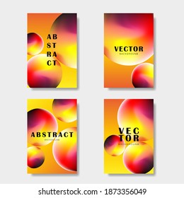 Planet. Space background. Circles. Future geometric template. Set abstract trendy universal artistic background. Good for cover, invitation, banner, placard, brochure, poster, card, flyer. Vector 