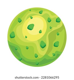 planet space galaxy icon isolated
