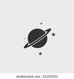 planet space icon illustration isolated vector sign symbol