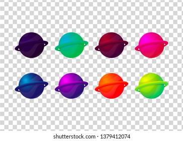 Planet Space icon Vector Illustration Galaxy Solar System