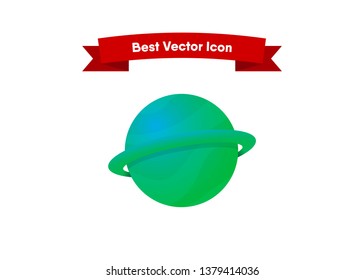 Planet Space icon Vector Illustration Galaxy Solar System