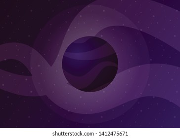 Planet Space icon Vector Illustration Galaxy Solar System