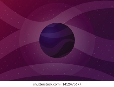 Planet Space icon Vector Illustration Galaxy Solar System