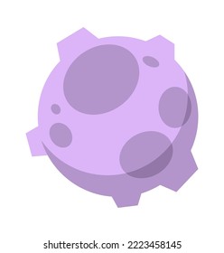 Planet space icon. Vector illustration