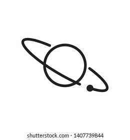 planet, space icon vector template