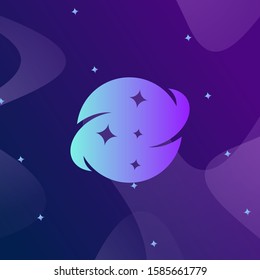 planet space, planet logo design