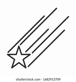 planet space object line icon