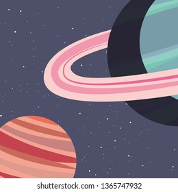 planet space stars