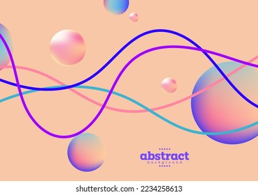 esfera del planeta con tecnología de astrología de línea de flowline ciencia fondo de arte moderno para publicidad sitio web panner folletos plantilla presentación de productos vectores eps.