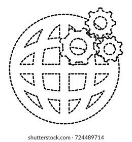 planet sphere with gears