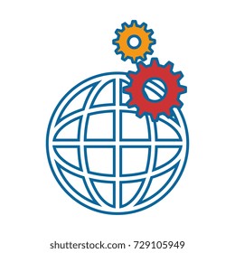 planet sphere with gears