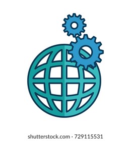 planet sphere with gears