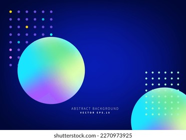 planet sphere with halftone dots modern art background use for advertisment poster website banner landing page product package design vector eps.