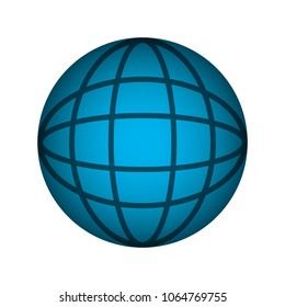 planet sphere isolated icon