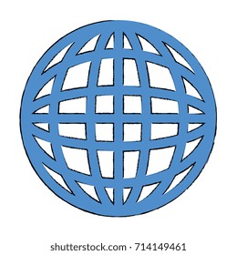 planet sphere isolated icon