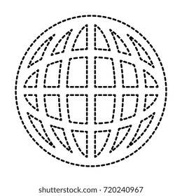 planet sphere isolated icon