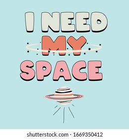 planet star color text line child tee illustration art vector 