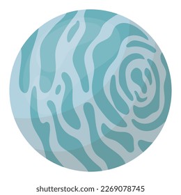 Planet. Star. Space object. Exploration of open space. Vector illustration in cartoon style.