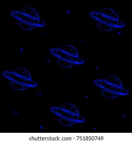 Planet and stars