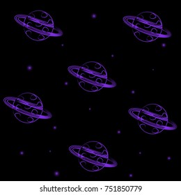 Planet and stars