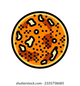 planet sun summer sunlight color icon vector. planet sun summer sunlight sign. isolated symbol illustration