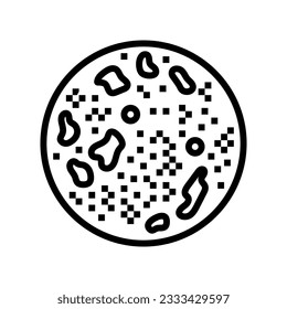 vector de icono de la línea solar de verano del planeta. señal de luz solar de verano del planeta. símbolo de contorno aislado ilustración negra