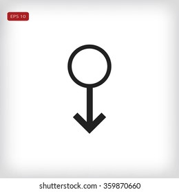  planet symbol icon