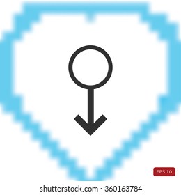 planet symbol icon