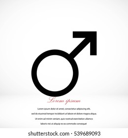 planet symbol icon, flat design best vector icon