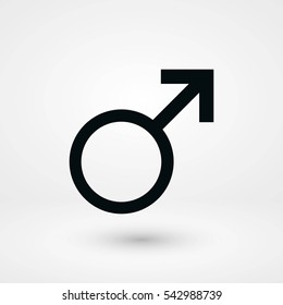 planet symbol icon, flat design best vector icon