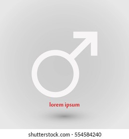 planet symbol icon, flat design best vector icon