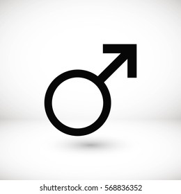 planet symbol icon, flat design best vector icon
