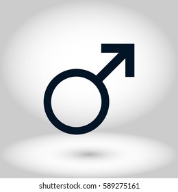 planet symbol icon, flat design best vector icon