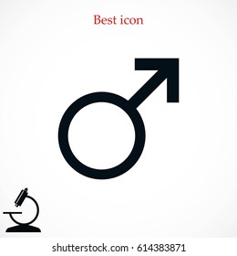 planet symbol icon, flat design best vector icon