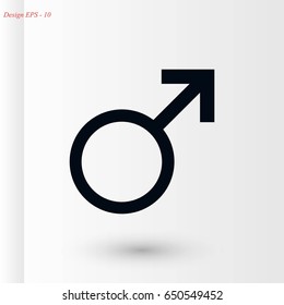 planet symbol icon, flat design best vector icon