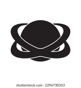 Planet-Symbol, Logo, Vektorgrafik-Design-Vorlage