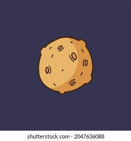 Planet Symbol. Social Media Post. Vector Illustration.