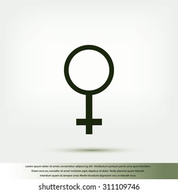  planet symbol vector icon